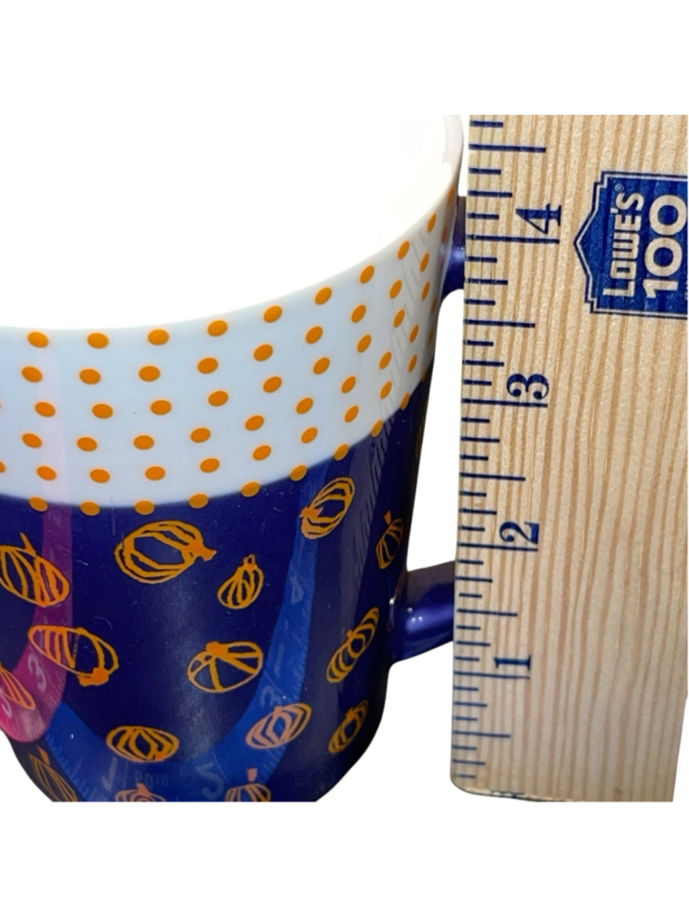 Starbucks Teavana PUMPKIN 12oz Mug Coffee Tazo Tea Indigo Orange Halloween 2016 - Picture 9 of 9